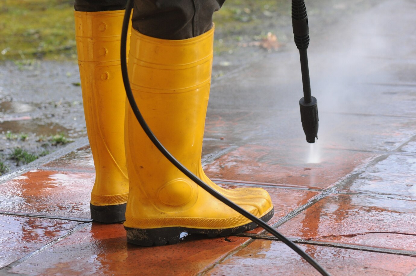 Pressure washing