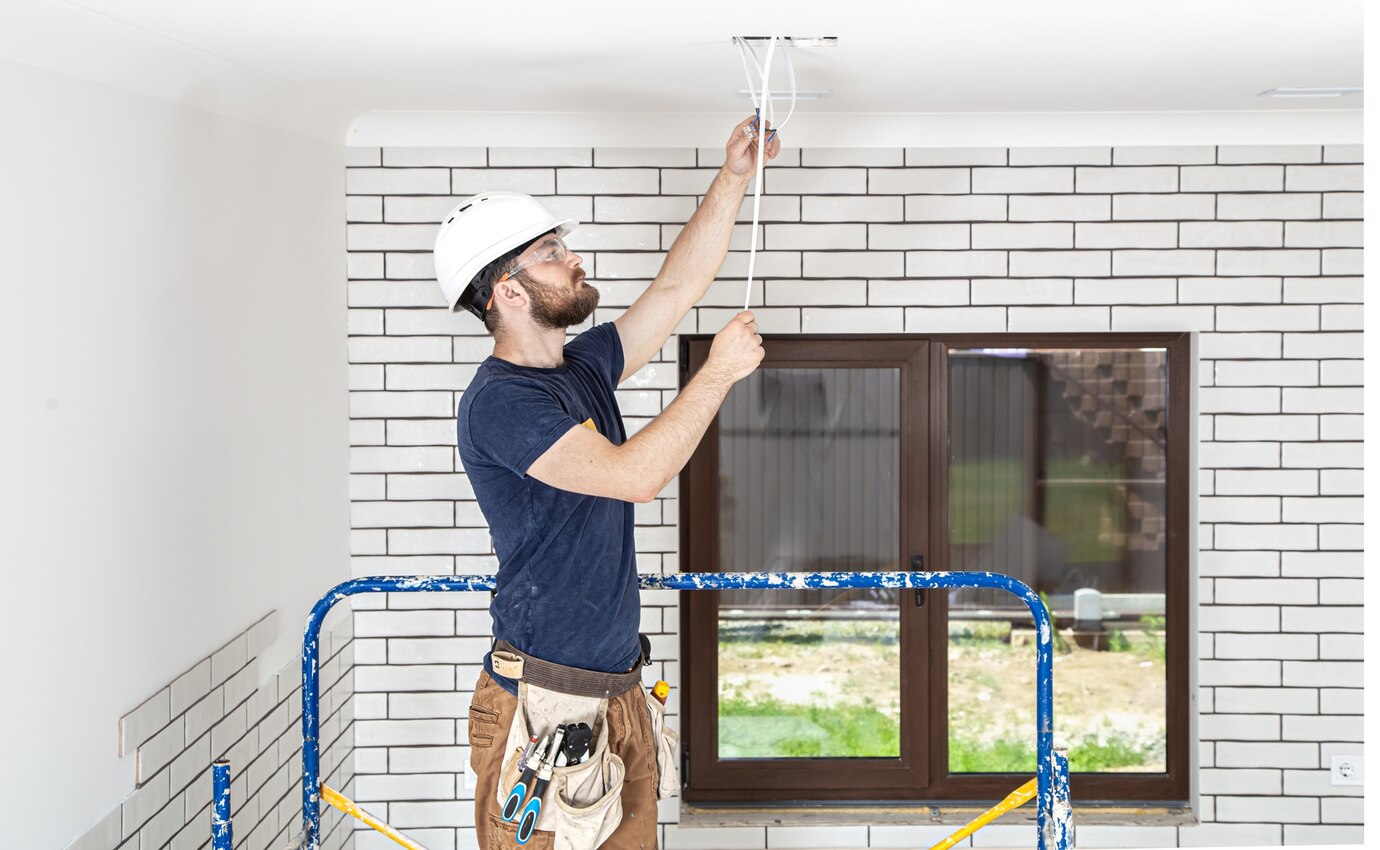 Ceiling fan installation